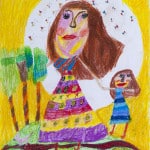 Кадзаева Виктория, 8 лет, «Мама, милая мама!», Детская художественная школа, Республика Северная Осетия-Алания, г. Владикавказ, пед. Хубенцова Э.А.