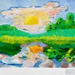 Ачаева Александра, 8 лет, «Зорька моя», гуашь, преп. Зозуля О.В.