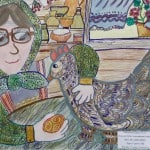 Рахимова Алина, 10 лет, «Курочка Ряба», смешанная техника, МБУ ДО «ДХШ ДПИ», г. Сургут, Тюменская область, преп. Герман Л.В.