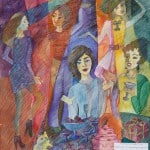 Ахтямова Светлана, 15 лет, «Девичник», акварель, цв. карандаши,  МБУ ДО «ДХШ ДПИ», г. Сургут, Тюменская область, преп. Полещук Е.В.